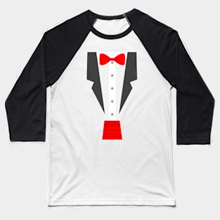 red tux tuxedo Baseball T-Shirt